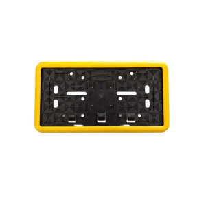 Çerçeveli Dikdörtgen  Plakalık Plaka Altlığı Sarı 32X17cm 1 Adet