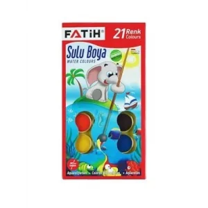 Fatih 21 Renk Kıng Size Suluboya 00907