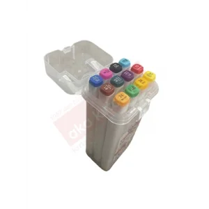 Mikro Art Çift Uçlu Marker Kalem 12 Renk Zw800112