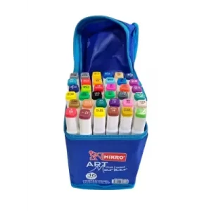 Mikro Art Çift Uçlu Marker Kalem Çantalı 36 Renk Zw800136s