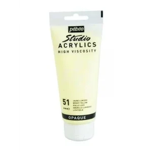 Pebeo 100 Ml Akrilik Boya Yüksek Yoğunluklu Açık Sarı 51