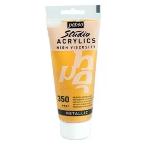 Pebeo 100 Ml Akrilik Boya Yüksek Yoğunluklu Altın 350