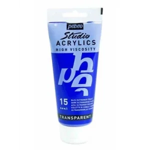 Pebeo 100 Ml Akrilik Boya Yüksek Yoğunluklu Ultramarine Mavi 15