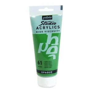 Pebeo 100 Ml Akrilik Boya Yüksek Yoğunluklu Yaprak Yeşili 61