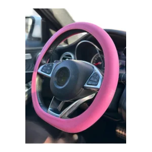 Silikon Direksiyon Kılıfı Pembe