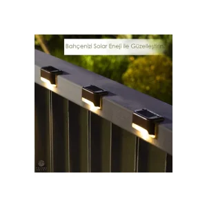 WaterProof Solar Merdiven Lambası 4 Adet