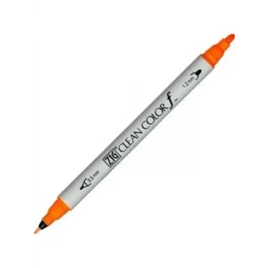Zig Clean Color F Tcs6000t Callıgraphy Kalemi Floresan Orange 002