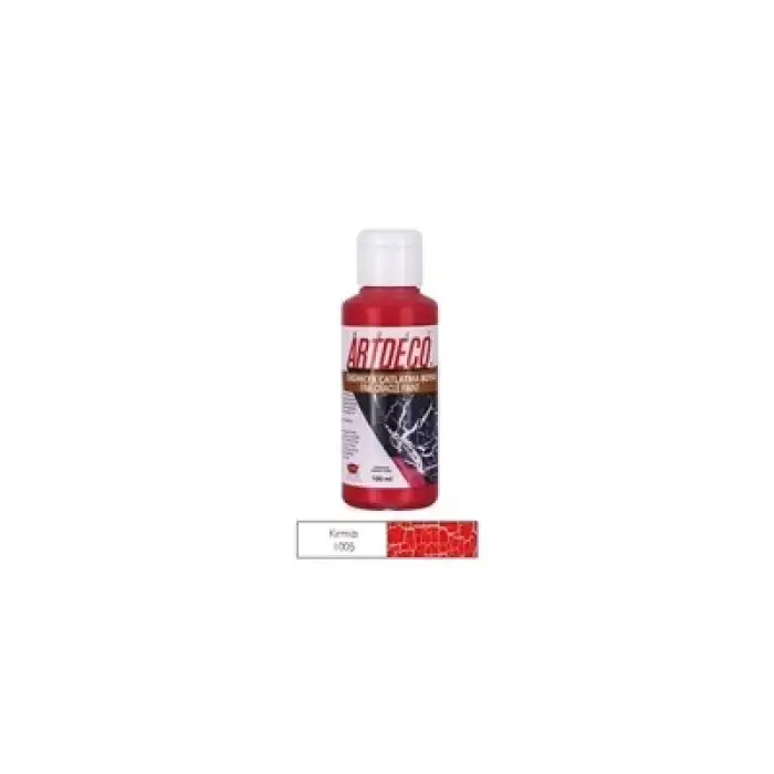 Artdeco 100 Ml Örümcek Çatlatma Boyası Kırmızı 28d1005
