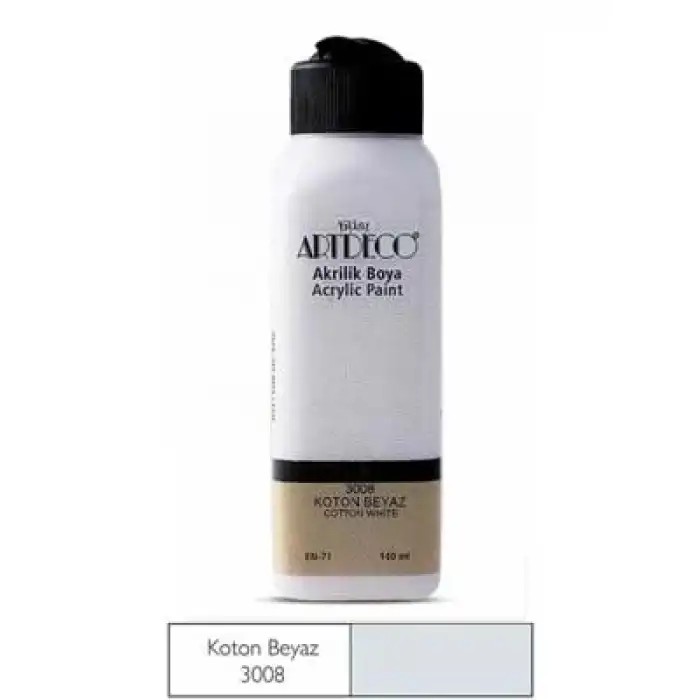 Artdeco 140 Ml Akrilik Boya Koton Beyaz 70r3008