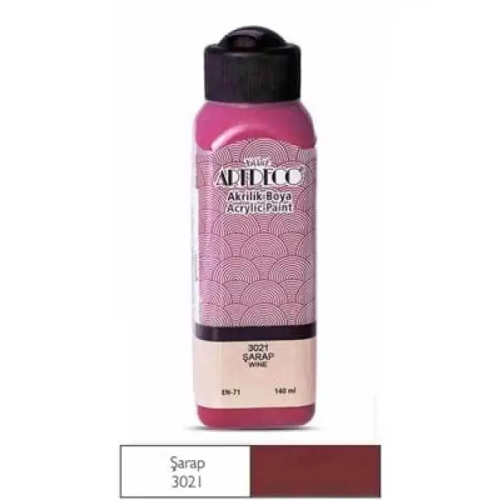 Artdeco 140 Ml Akrilik Boya Şarap 70r3021