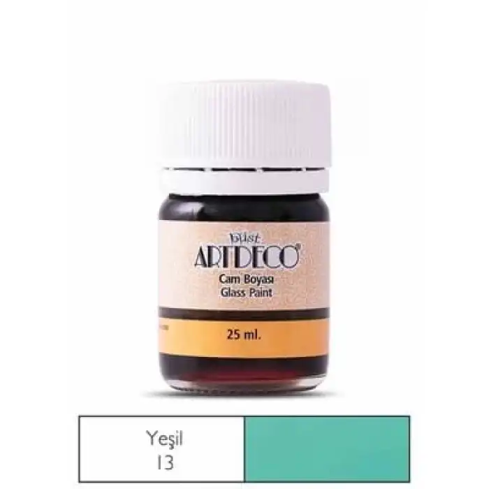 Artdeco 25 Ml Öğrenci Tipi Cam Boya 13 Yeşil