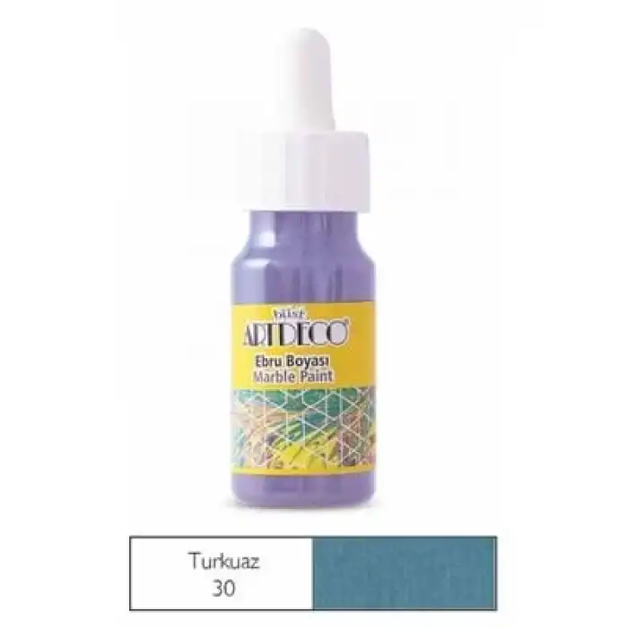 Artdeco 30 Ml Ebru Boyası 16b30 Turkuaz