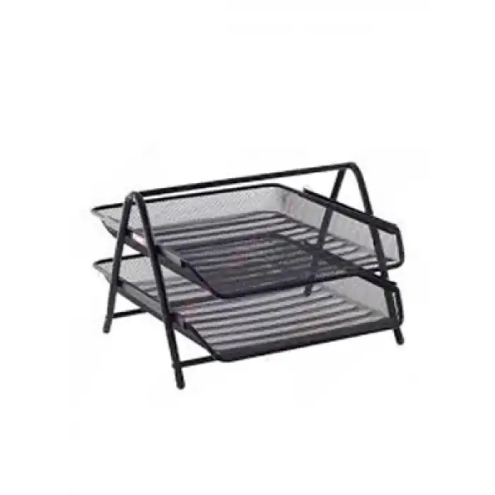 Bion Perforeli Evrak Rafı 2li Siyah 9306