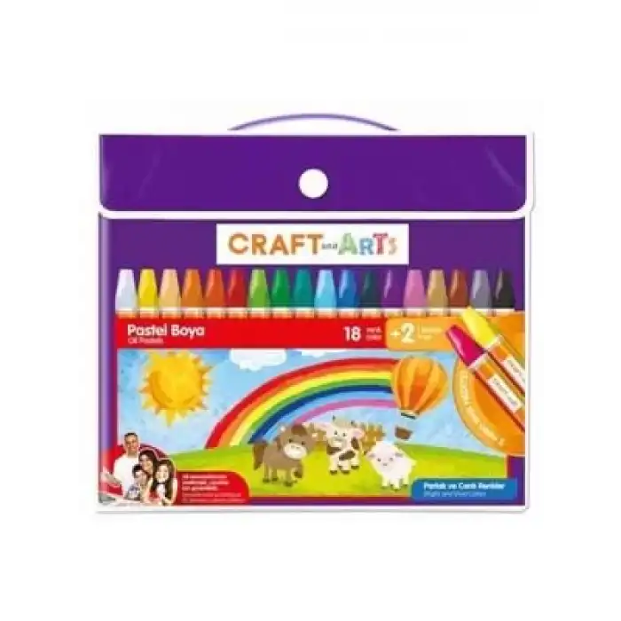 Craft And Arts 18+2 Li Pastel Boya U1518ck