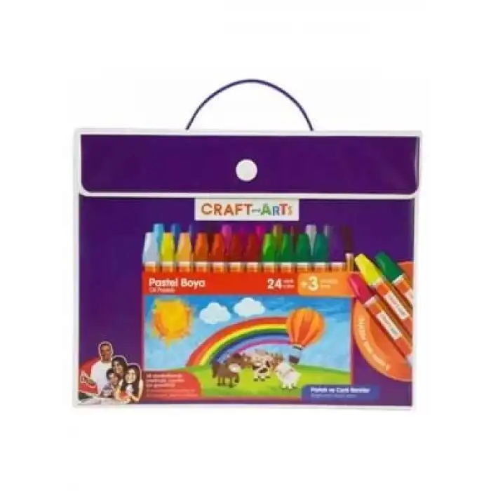Craft And Arts 24+3 Lü Pastel Boya U1524ck