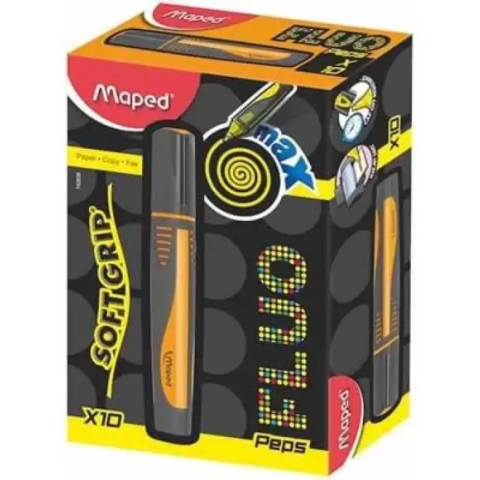 Maped Fluopeps Max Fosforlu Kalem Turuncu 742935