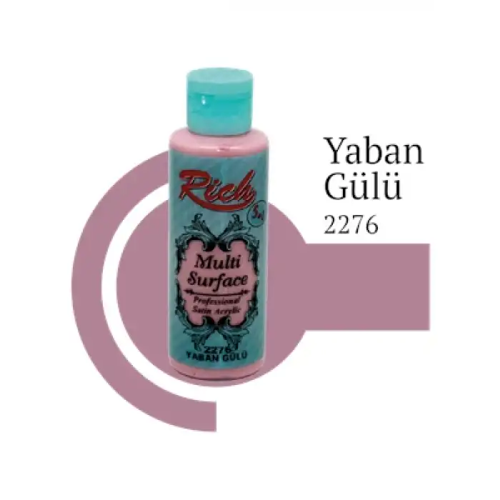 Rich 120 Cc Multı Surface Akrilik Boya 2276 Yaban Gülü