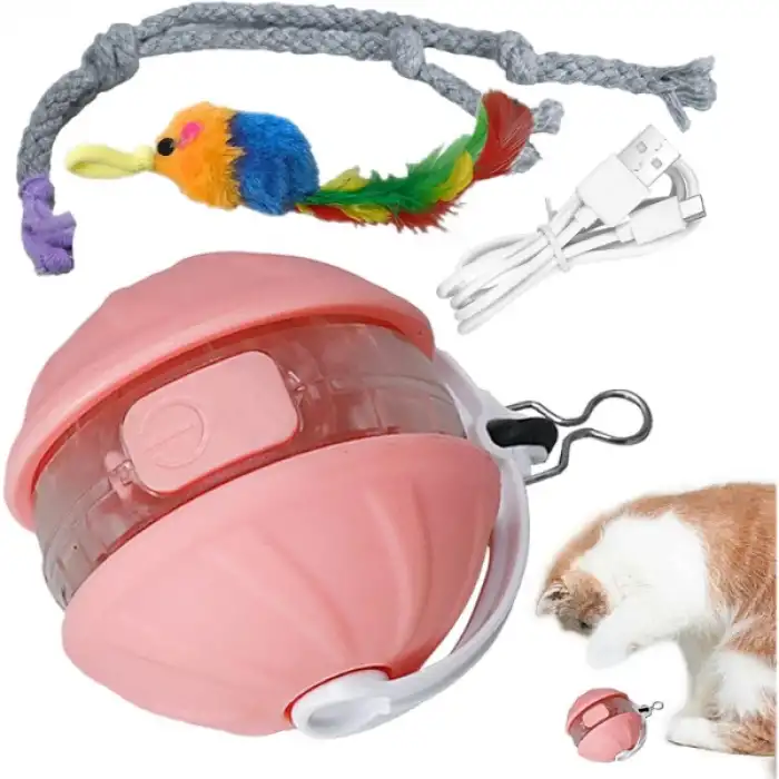 Şarjlı Hareketli Kedi Topu Oyuncak