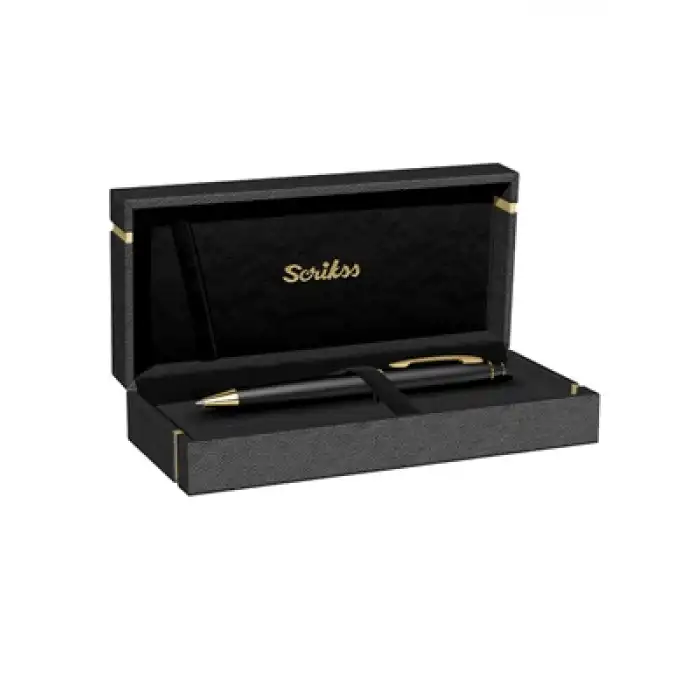 Scrikss 35 Versatil Kalem Mat Siyah Altın