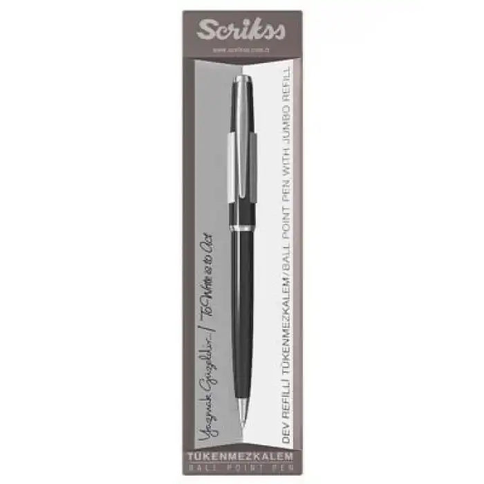 Scrikss 52 Tükenmez Kalem Siyah