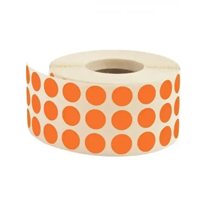 Tekno 10 Mm Nokta Etiket 5000li Turuncu