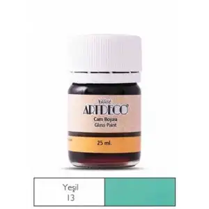 Artdeco 25 Ml Öğrenci Tipi Cam Boya 13 Yeşil
