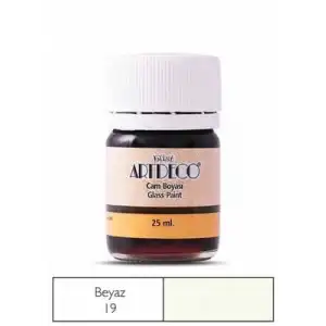 Artdeco 25 Ml Öğrenci Tipi Cam Boya 19 Beyaz