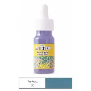 Artdeco 30 Ml Ebru Boyası 16b30 Turkuaz