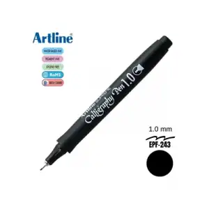 Artline Supreme Calligraphy Kalem 1.0 Siyah Epf241