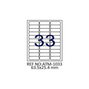 Diamond Label 63.5x25.4 Mm A4 Laser Etiket 100lü Dm1033