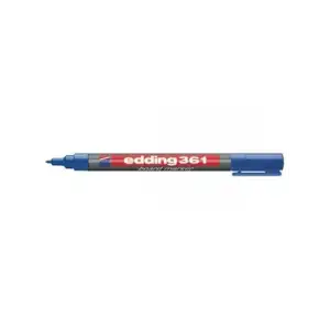 Edding 361 İnce Uçlu Tahta Kalemi Mavi