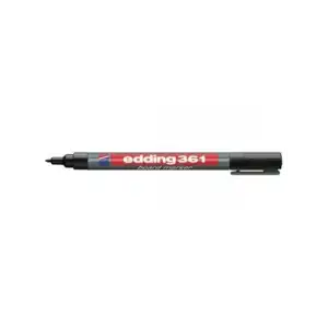 Edding 361 İnce Uçlu Tahta Kalemi Siyah