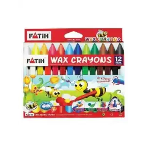 Fatih 12 Renk Jumbo Wax Crayon Boya 50220