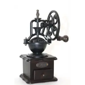 Retro Ahşap Kahve Değirmeni