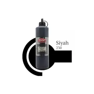 Rich 500 Cc Master Akrilik Boya Siyah 01988