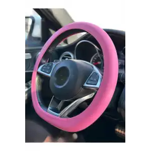 Silikon Direksiyon Kılıfı Pembe