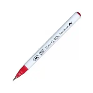 Zig 6000at Clean Color Real Brush Callıgraphy Kalemi 029 Geranıum Red