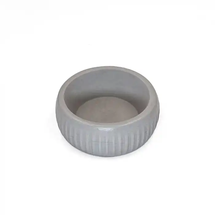 3E Grup Organik Seramik Mama Kabı Gri