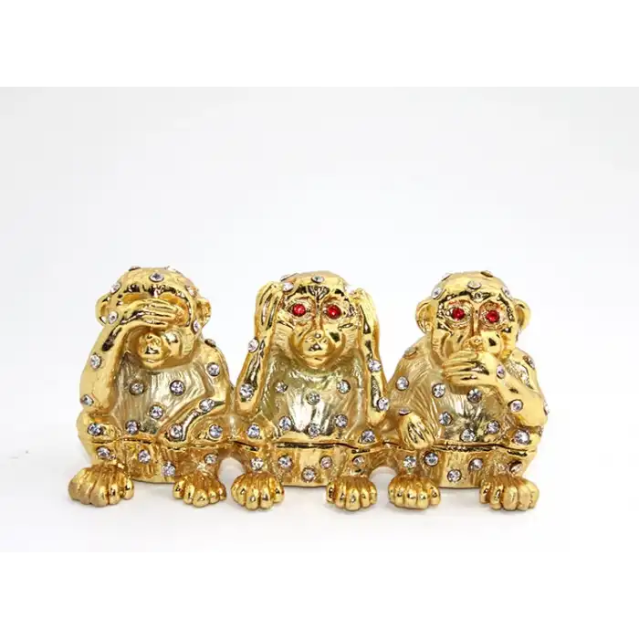 3e grup Taşlı 3lü Maymun Seti