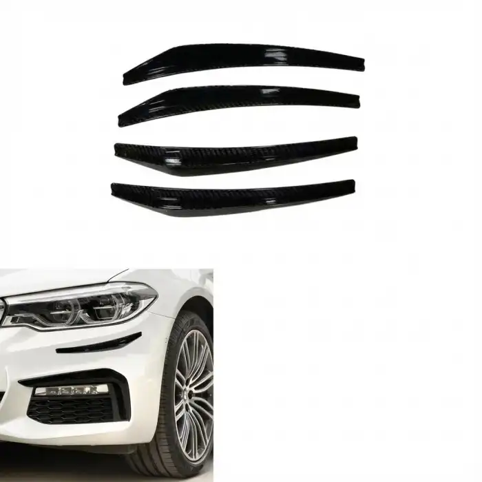 Çamurluk Ağzı Kabartma Ventil Siyah 4 Parça 3E Grup