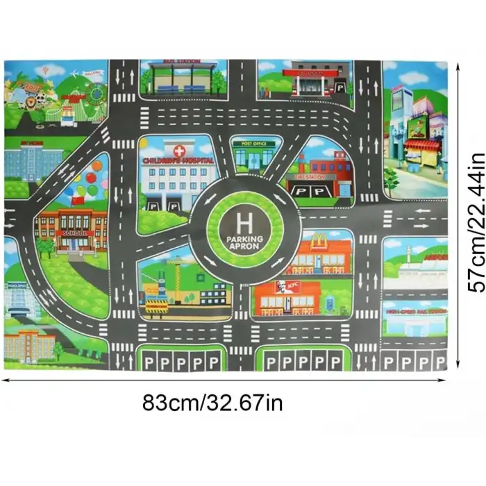 Çocuk Oyun Matı (Mutlu Şehir Hayatı)