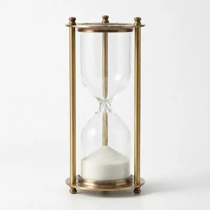 Dekoratif Cam Kum Saati 7x18 cm