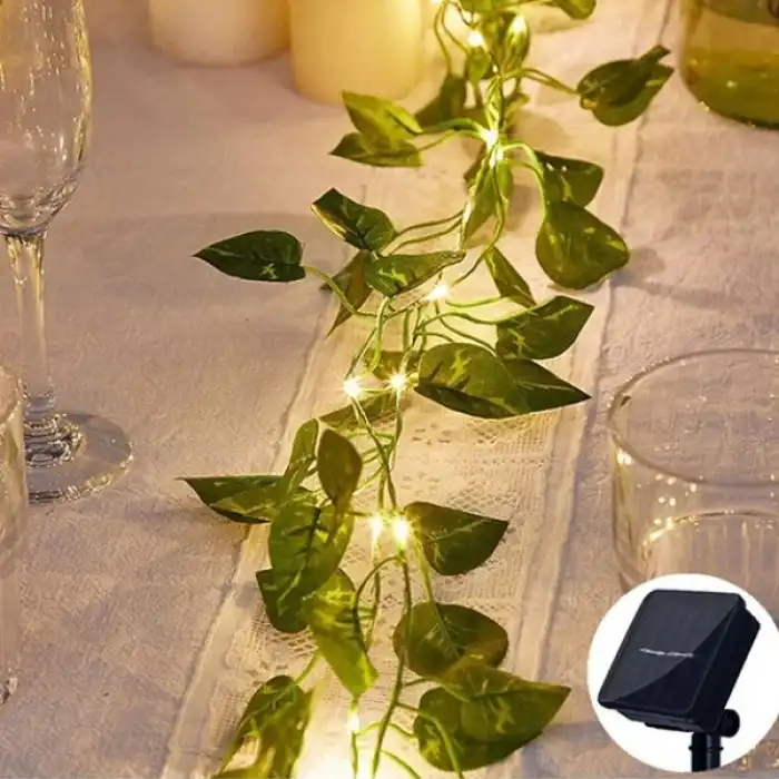 Güneş Enerjili Sarmaşık Led Dekor 5 Metre