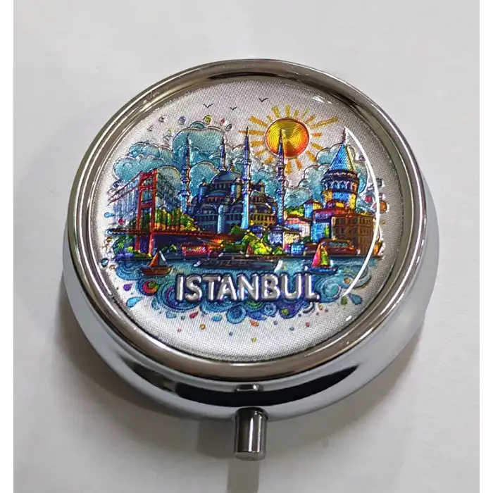 İstanbul Temalı İlaç Kutusu - Model 2