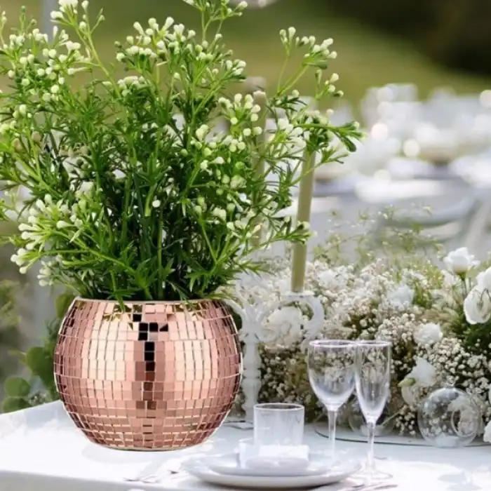 Kendinden Yapışkanlı Aynalı Kare Bronz Sticker 30x30 Cm