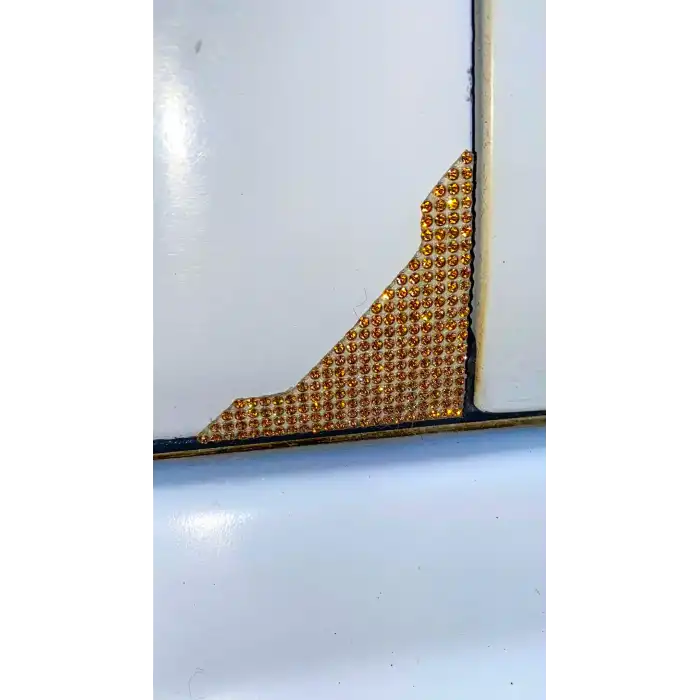 Kristal Taşlı Araba Kapı Köşe Koruyucu 2li Altın