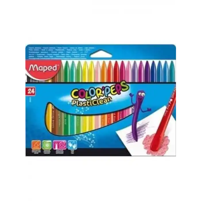 Maped Colorpeps Plastik Mum Boya 24 Renk 862013