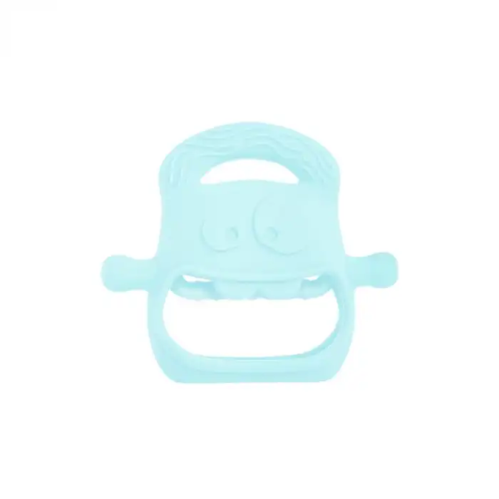 Mavi Bebek Silikon Diş Kaşıyıcı