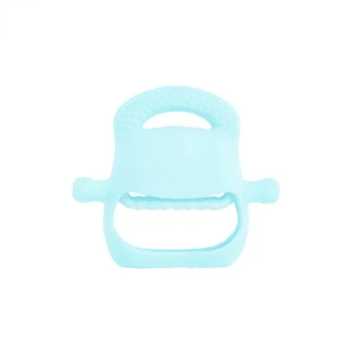 Mavi Bebek Silikon Diş Kaşıyıcı