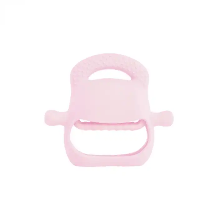 Pembe Bebek Silikon Diş Kaşıyıcı